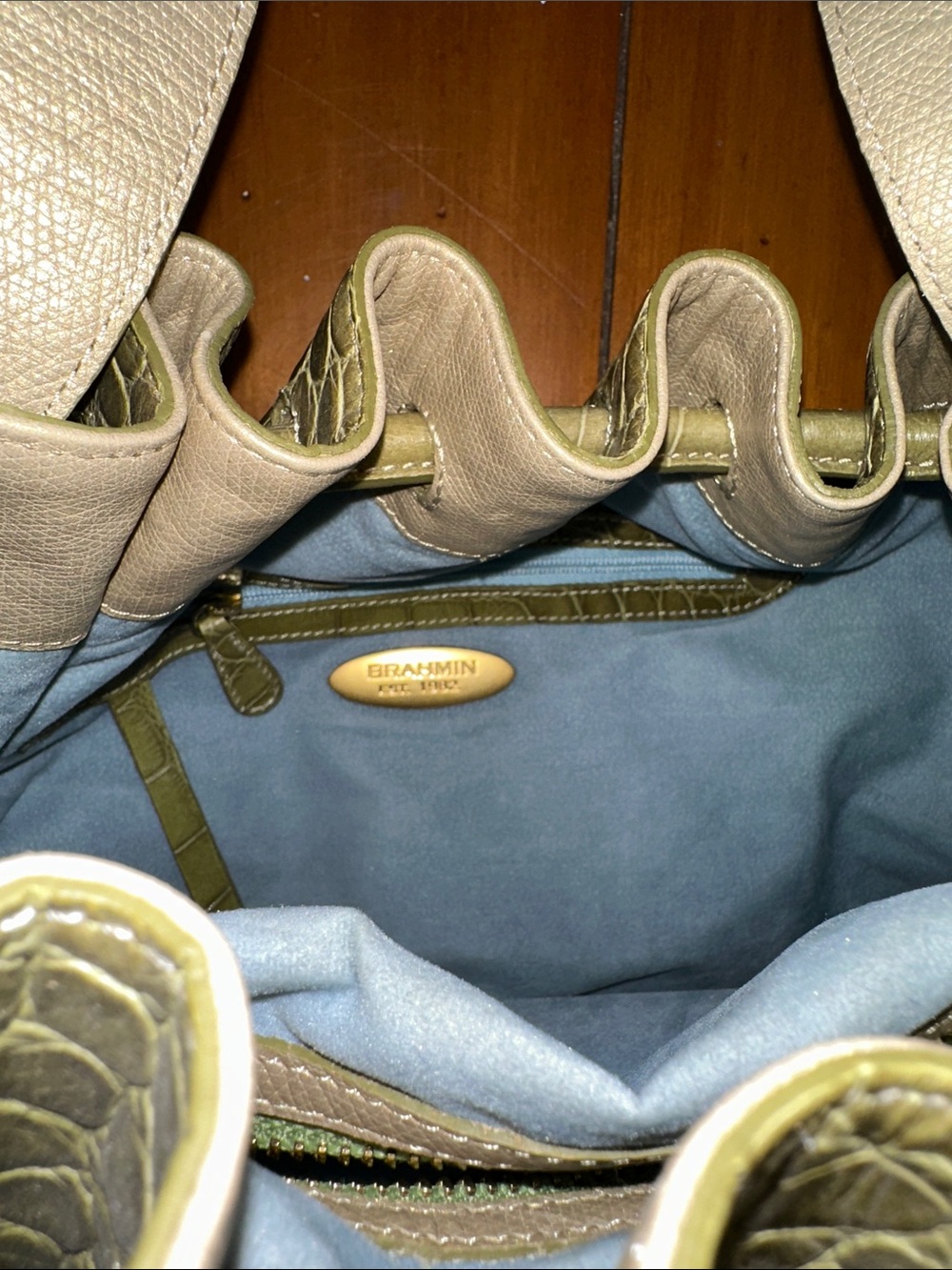 Brahmin Elizabeth Grotto Leather Purse - Picture 13 of 13